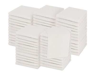 simple white face cloths packed of 60 pcs