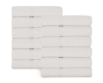 White towels stacked #colour_white