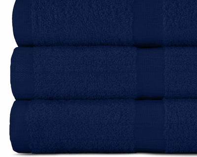 Zoomed Photo of Elegance Class Hand Towel [Navy Blue] #colour_navy-blue