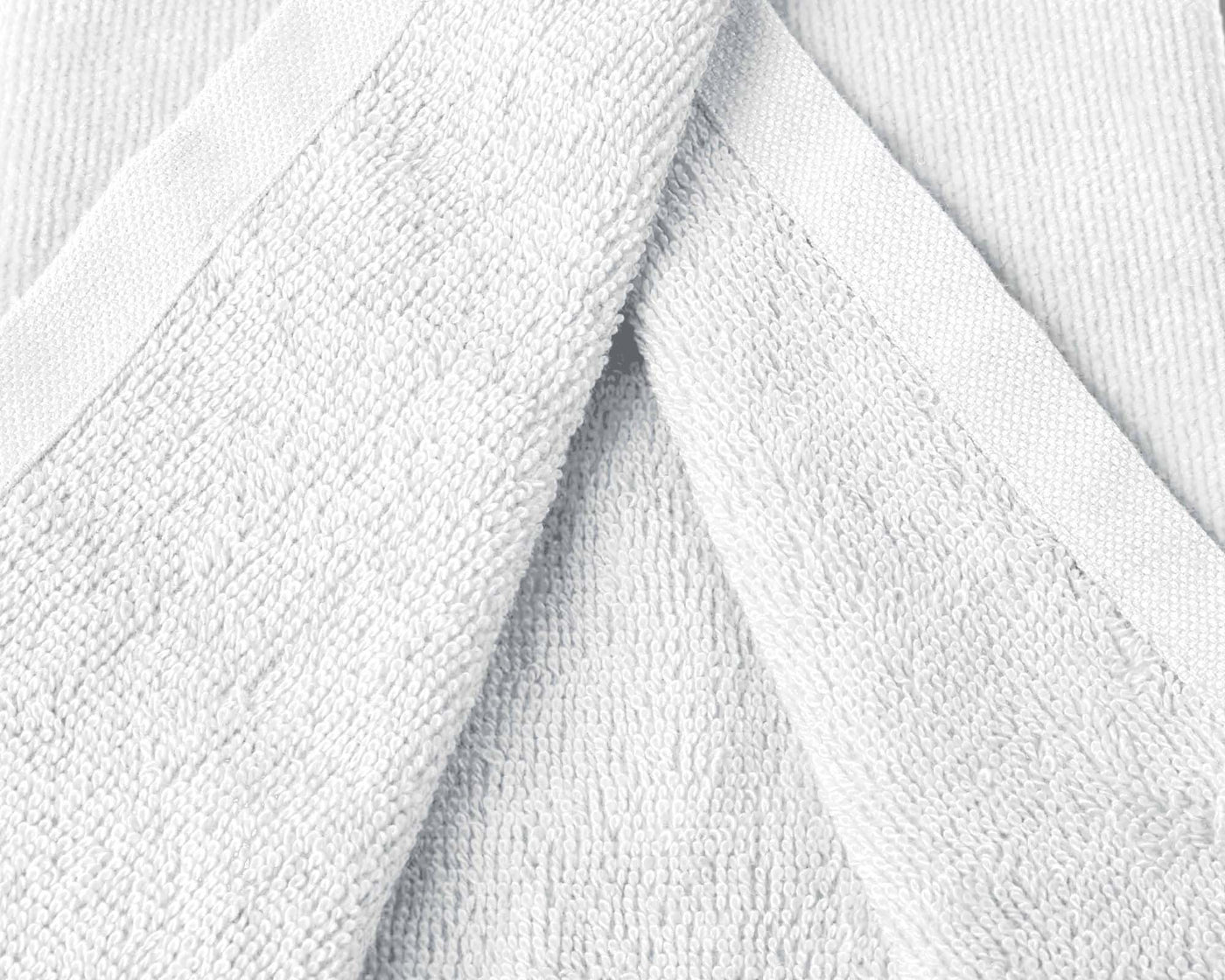 Zoomed Photo of Elegance Class Hand Towel Fabric [White] #colour_white