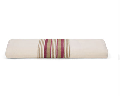 Burgundy stripe IBEX Comparable blanket