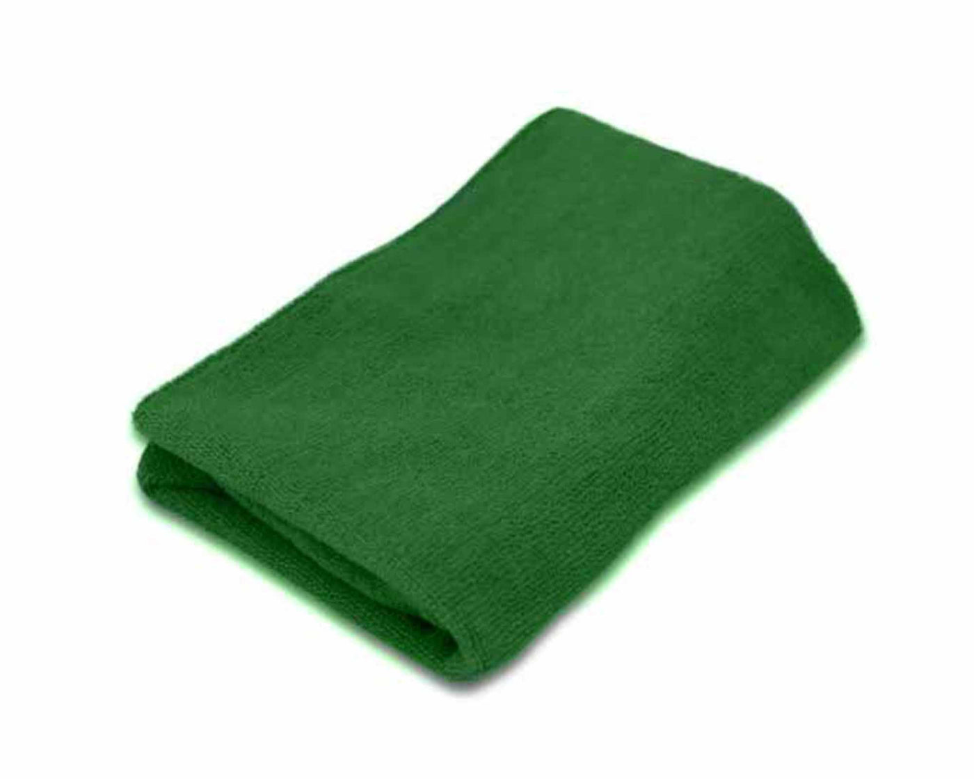 green colour premium grade microfiber towel
