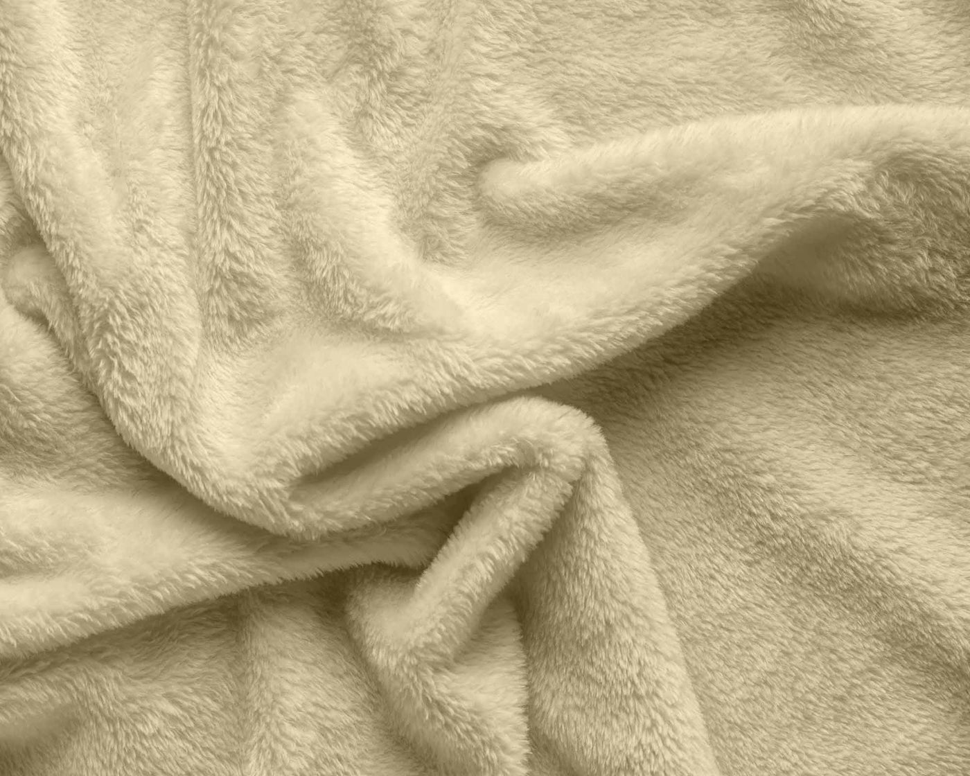 Fleece Fabric - Ivory blanket#colour_ivory