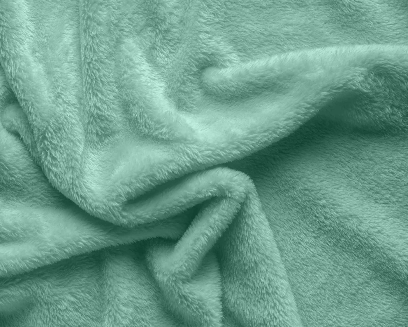 sage green cashmere fleece fabric blanket #colour_sage-green
