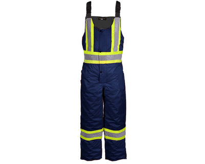 Industrial overall with reflective stripe