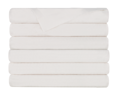 flat sheets stacked in a pile of 6pcs #colour_white