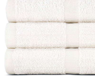 Zoomed Photo of Elegance Class Hand Towel [White] #colour_white