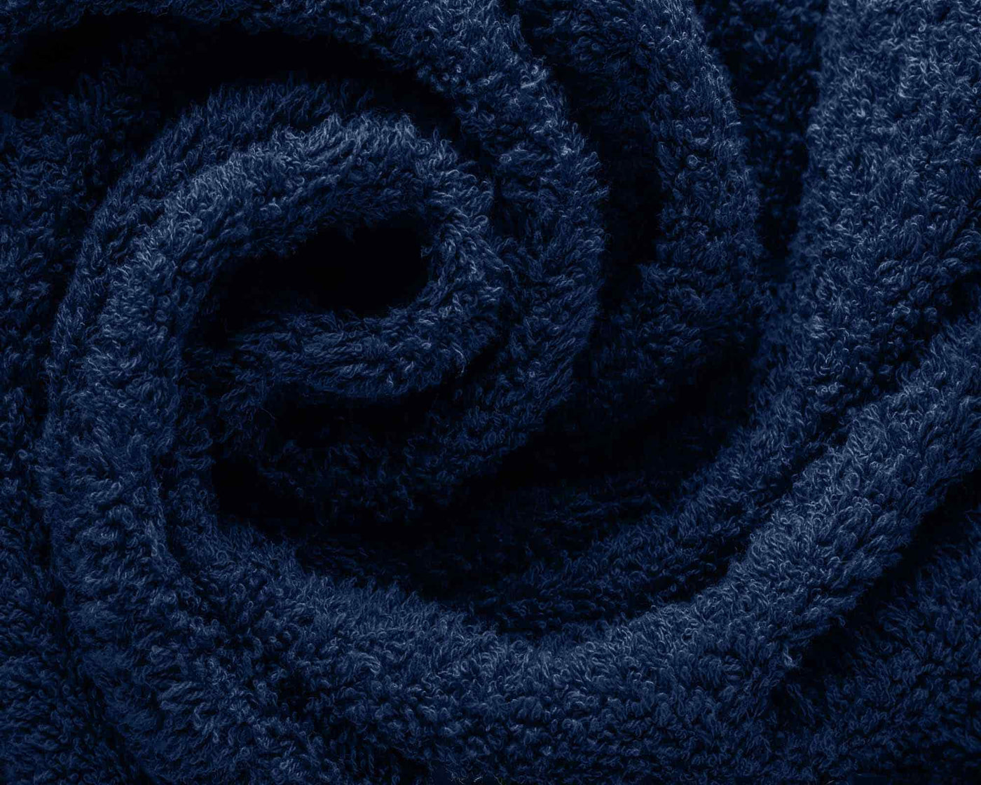 Navy Blue Towel Fabric Zoomed #colour_navy-blue