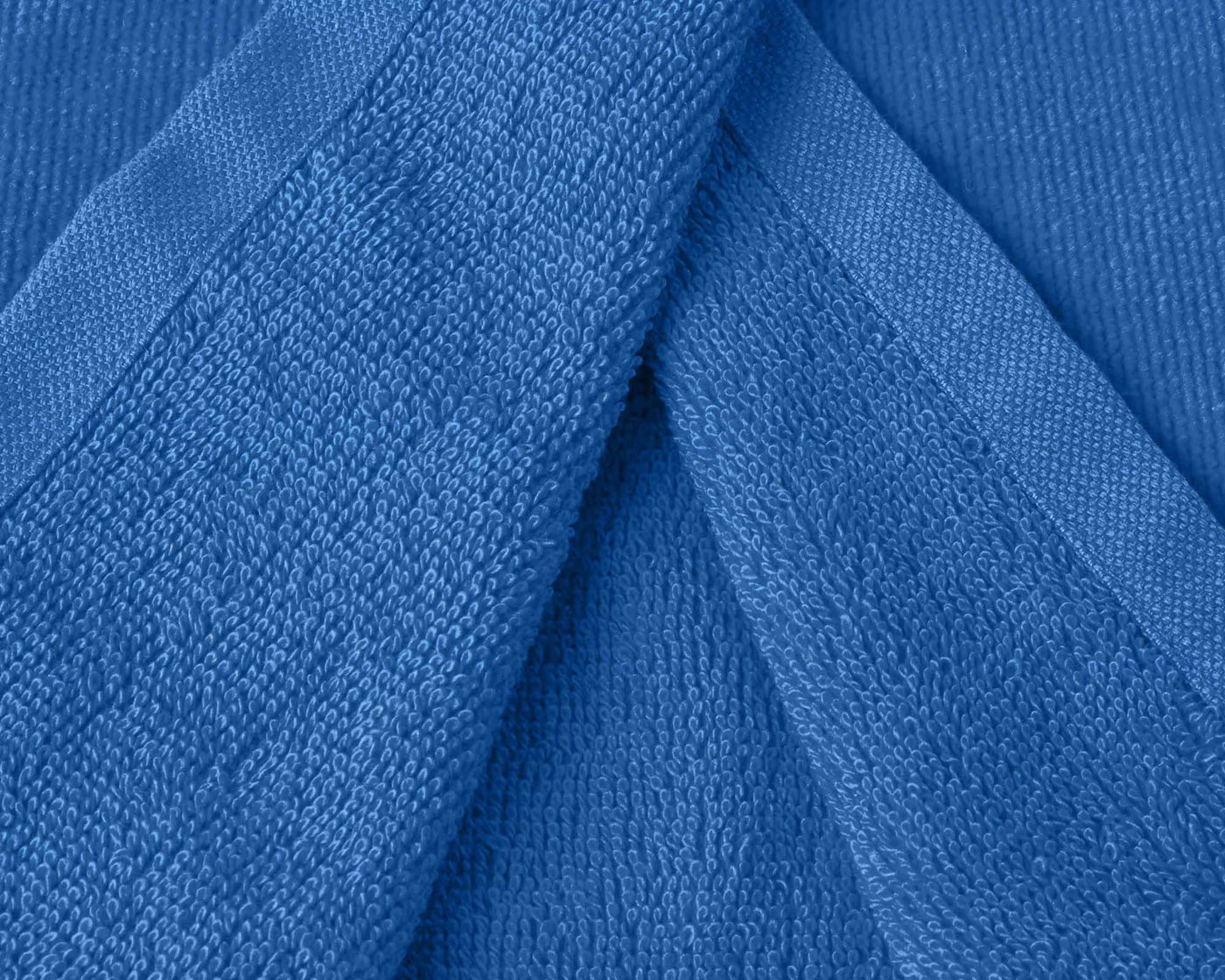 Zoomed Photo of Elegance Class Hand Towel Fabric [Mid Blue] #colour_mid-blue