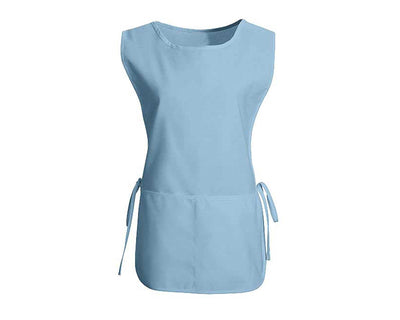 Hospital cobbler apron with pocket and straps on the side