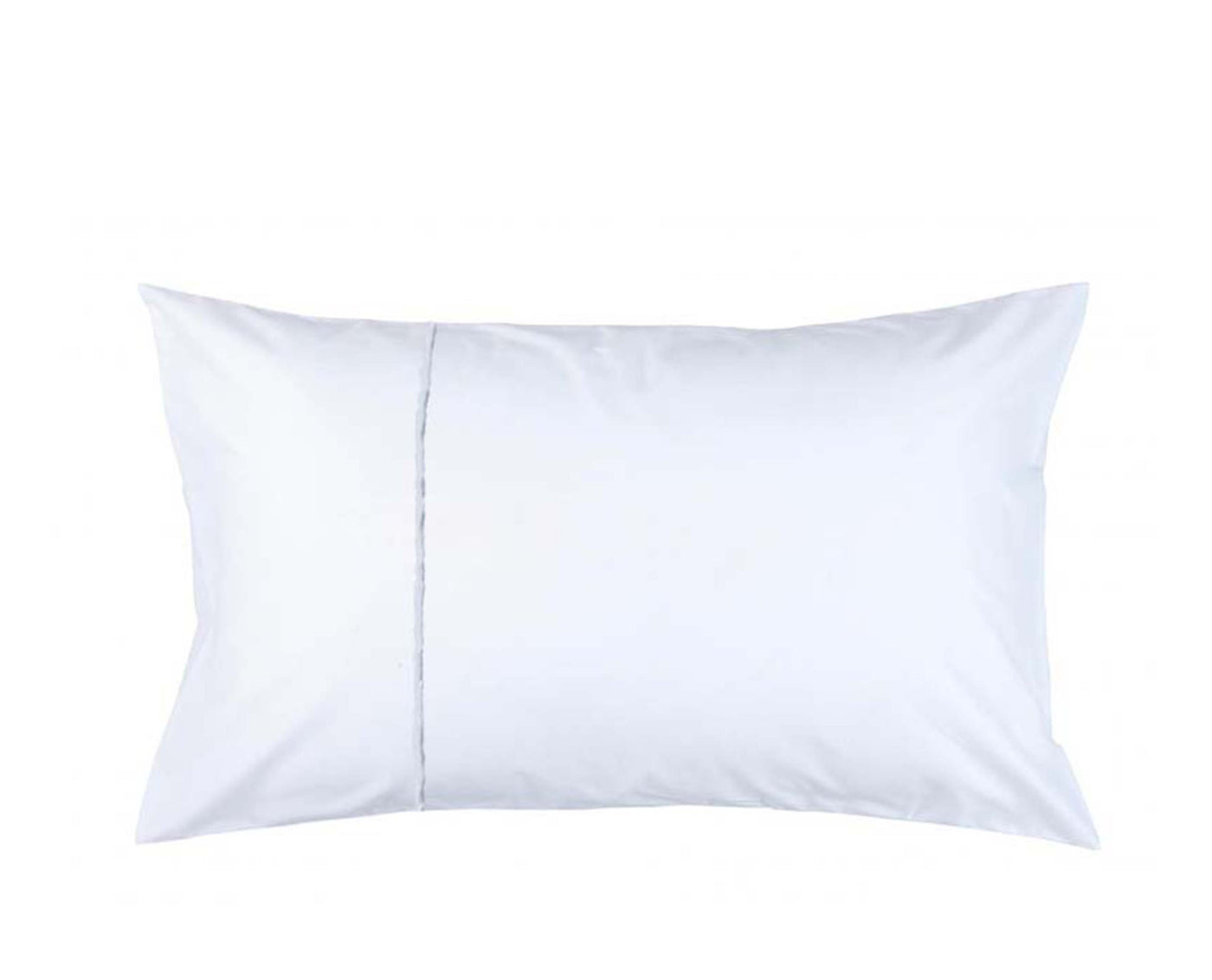 luxury down filled pillow with a pillow protector on top