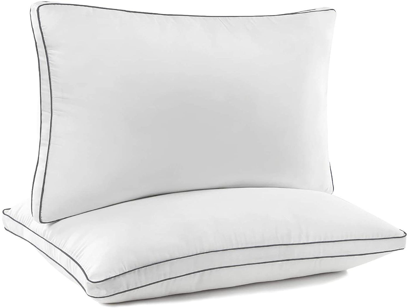 Pillows designed for side sleepers and stomach sleepers. Pack of 2 side sleepers pillow with 2" gusset.