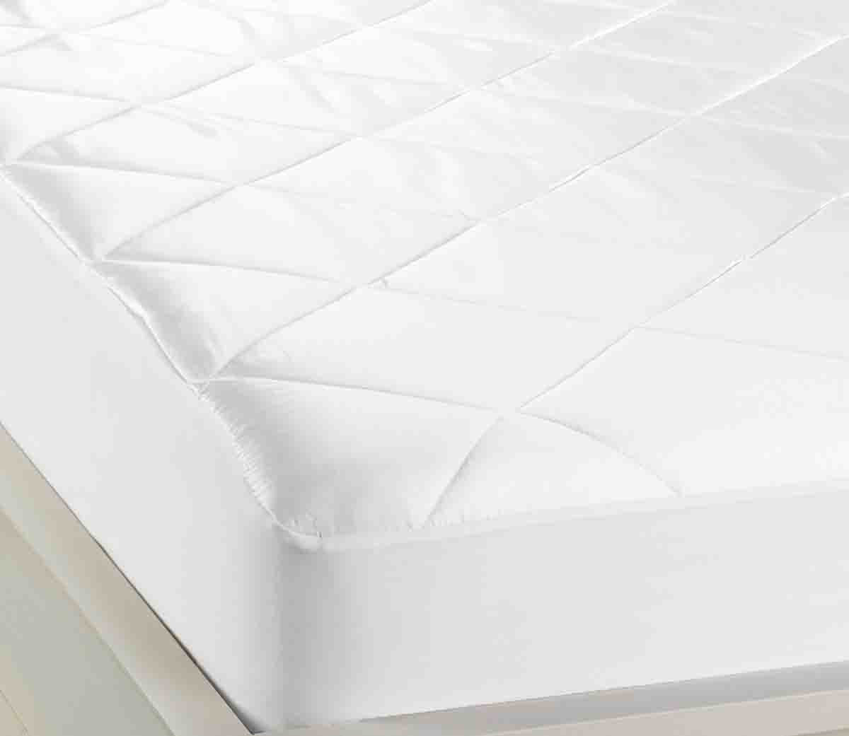 white mattress pad fitted style to protect matrresses