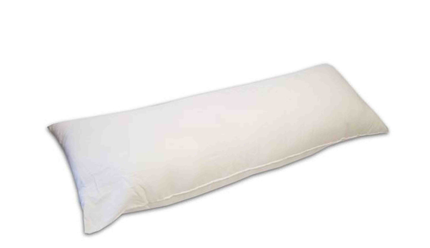 Comfortable white full body pillow